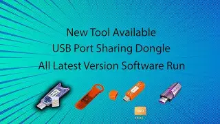 USB Port Sharing Dongle + All Latest Version Software Run