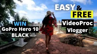 How to easily edit videos for FREE - VideoProc Vlogger  | Win GoPro Hero 10 Black !