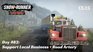 SnowRunner Hard Mode - R13 E15 - Support Local Business + Road Artery