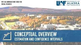 Estimation and Confidence Intervals | Conceptual Overview