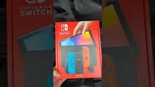 Switch OLED Launch DAY #nintendo #switcholed #shorts