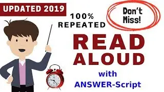 PTE Read Aloud Practice With Answer script - PTE Acadamic Exam