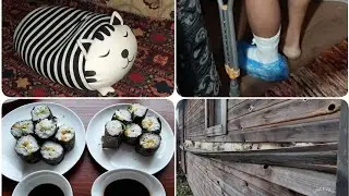 Деревенские новости. Вадим покалечился😭😭😭. ГЕНИАЛЬНАЯ ТЕХНИКА для СТРОИТЕЛЬСТВА ДОМА 👍