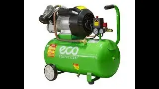 ECO AE-502-1 Compressor Review. Sandblasting.
