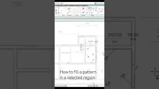 How fill a region with pattern |#filled region|#hatch|Revit|#shorts