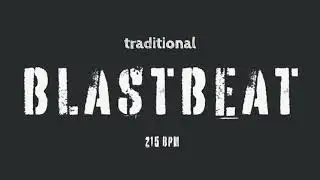 Blast beat 215 bpm