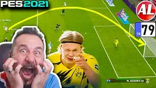 MBAPPE GELDİ! 25 METRE'DEN 90'A FÜZE GOL! HAALAND COŞTU! ŞAMPİYONLAR LİGİ! | PES 2021 ANALİG #79