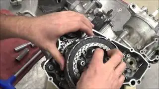 2 Stroke Engine Assembly: How to install the clutch