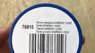 Припой для пайки Sn60Pb40, 1,5мм/250г 