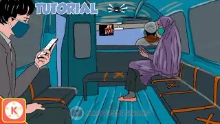 🔴CARA MEMBUAT VIDEO ANIMASI UNTUK STORY || STORY ANIMASI DI DALAM MOBIL