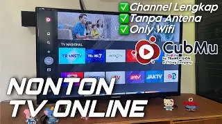 Update Aplikasi CubMu Nonton TV Pakai Wifi/Data Tanpa Antena