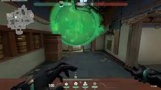 Valorant | Viper on Haven double doors insane easy one way smoke (2 spots)
