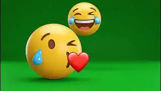Realistic Emoji Green Screen FX: High-Quality Animated Visuals No Copyright