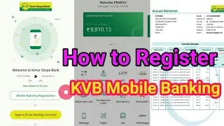 how to register kvb mobile banking