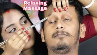 Relaxing Massage | Female To Male Massage | Neck Cracking | Shoulder Massage | Moral Of ASMR