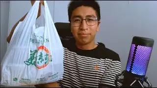 ASMR comiendo lomo saltado de un chifa peruano