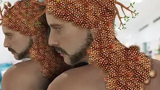 ASMR Removal Trypophobia & Infected Head | Severely Injured animation