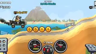 Hill Climb Racing 2 jeep vs motocross 1st track +9500 points