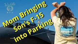 Mom Brings Son's F15 into Parking