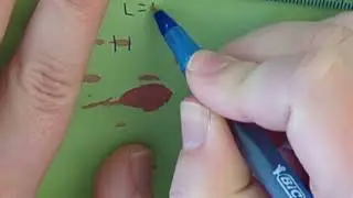 How to calculate the angle of impact and point of origin of blood spatter