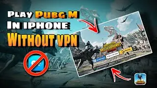 Play Pubg Mobile on Ios without VPN || Play on Low ping in ios device ||
