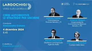 Largo Chigi | 4dicembre - Crisi automotive. Le strategie per uscirne