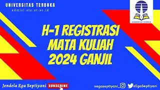 REGISTRASI MATA KULIAH PGSD UNIVERSITAS TERBUKA 2024 GANJIL