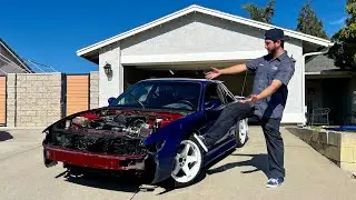 NISSAN 240SX S13 FIRST START UP! FRESH KA24E REBUILD