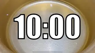 10-minute timer countdown with cheering as alarm
