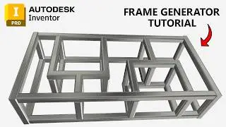 Steel Frame Design for Fabrication in Autodesk Inventor