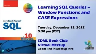 Learning SQL Queries - Window Functions and CASE Expressions