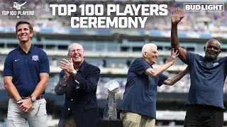 Giants Top 100 Players Halftime Ceremony | New York Giants