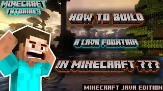 How to build a Lava Fountain in Minecraft?