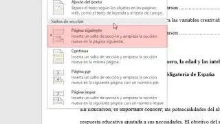 Numeración para Normas APA con Word