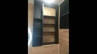 Шкаф над инсталляцией