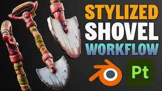 How I Made this Stylized Shovel in Blender & Substance Painter
