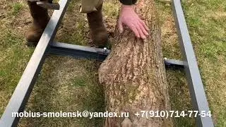 Углоповоротная минипилорама с бензиновым двигателем Angle-turning mini sawmill with petrol engine