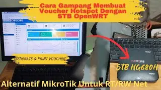 Cara Gampang Bikin Hotspot Voucher Pakai STB OpenWRT (Gratis Tanpa Mikrotik) - Untuk RT/RW Net