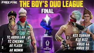 THE BOY's DUO LEAGUE | CS VERSION | GRAND FINALS | DAY 10 | Sallu and Dowdy