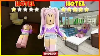 1-STAR HOTEL VS 5-STAR HOTEL ⭐ Roblox Brookhaven rp (Roblox History)