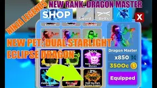 I GOT NEW RANK DRAGON MASTER AND I OPEN NEW PET DUAL STARLIGHT ECLIPSE DRAGON
