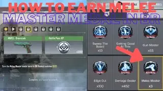 HOW TO EARN MELEE MASTER MADEL TWICE IN BR RANKED MATCHES ll Call of Duty Mobile ll OP RUSH GAMING