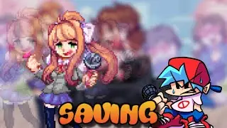 Friday night funkin Senpai - BF TRYING TO SAVE Corrupted  MONIKA