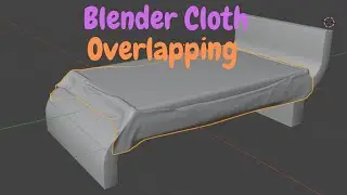 Cloth Simulation overlapping issue with collision object | cloth physics tutorial