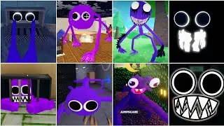Rainbow Friends 2 Purple Jumpscare In Different Rainbow Friends Games