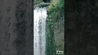Backflip off waterfall