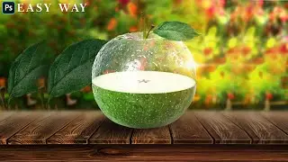 Apple 🍏 Manipulation Transparent Effect | Photoshop Tutorial | Manipulation Editing #photoshop