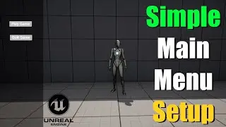How To Create Main Menu In Unreal Engine