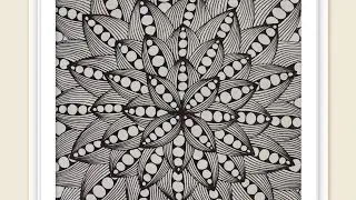 Zentangle 16 Thank You for Watching
