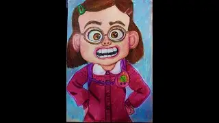 Turning Red Pixar Cartoon drawing sketch TIK TOK  ХУДОЖНИК ИЗ ТИК ТОК рисунок из мультфильма скетч